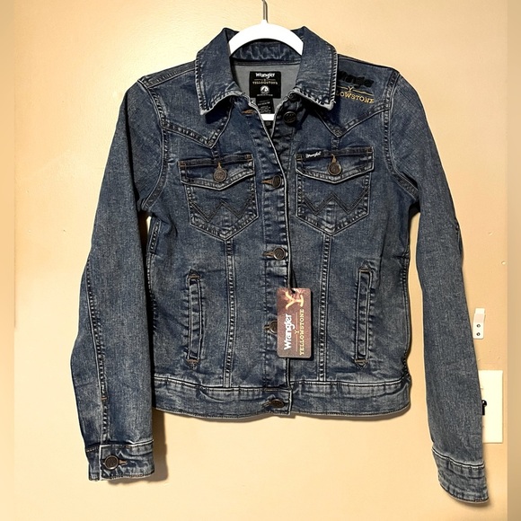 Wrangler X Yellowstone Denim Jacket NEW - Picture 3 of 10